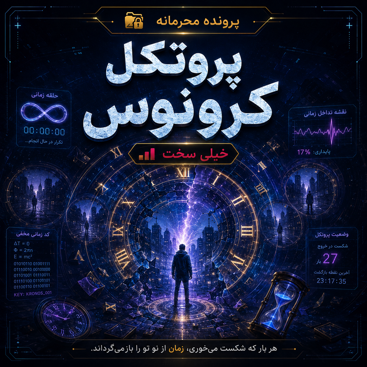 دسترسی پرونده پروتکل کرونوس: شهر منجمد در یک ثانیه